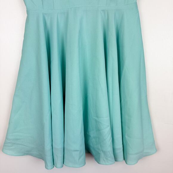 NWT Blaque Label Womens Mini Fit & Flare Mini Dress Blue - Size M - Picture 3 of 9